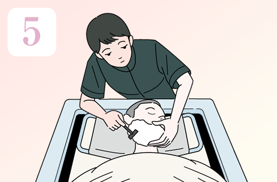 5.お顔剃り